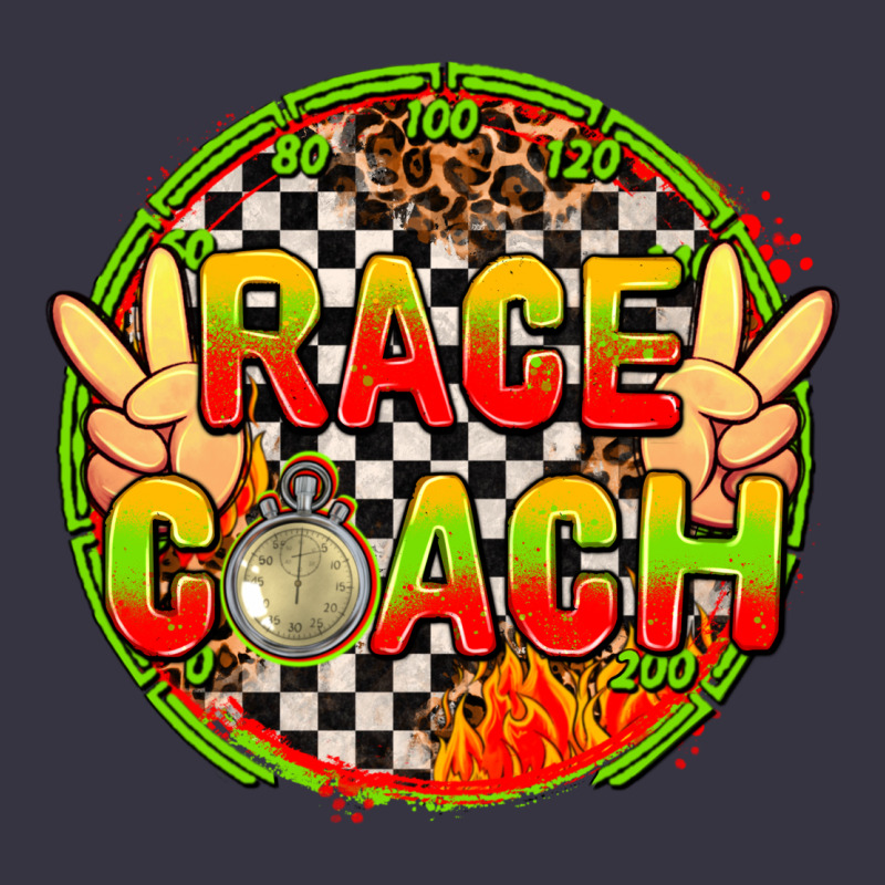 Race Coach  With Leopard And Peace Hand Vintage Hoodie by AdoDesignShop | Teevron