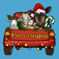 Merry Christmas Truck Farm Animals Premium Hoodie | Teevron