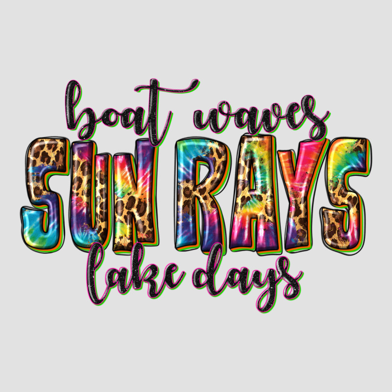 Boat Waves Sun Rays Lake Days Premium Hoodie by texasbilliewilder | Teevron