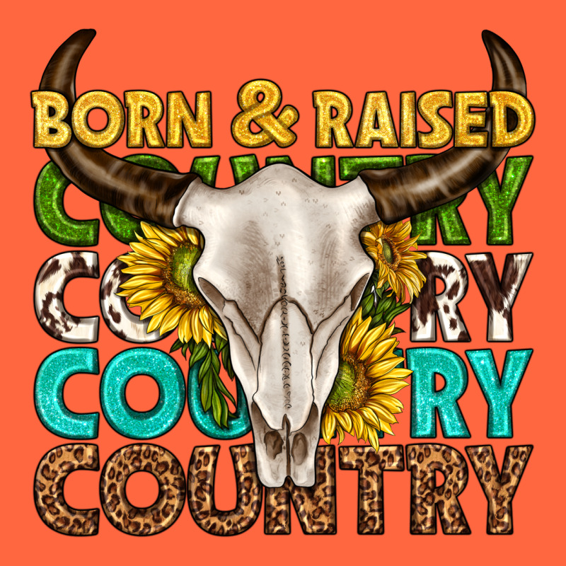 Born And Raised Country Western Premium Hoodie by texasbilliewilder | Teevron