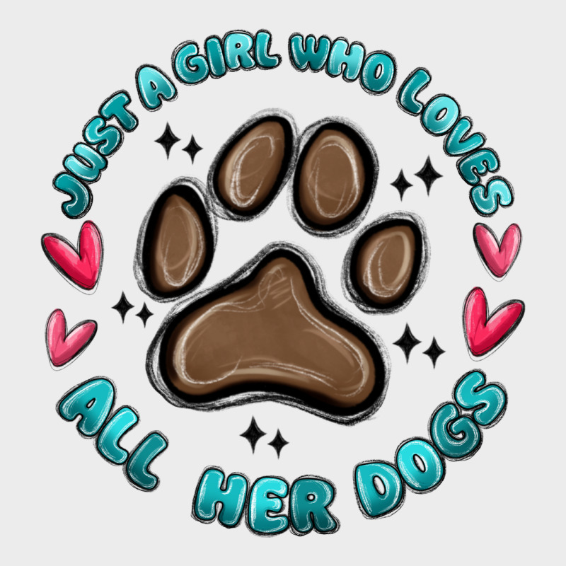 Just A Girl Who Loves All Her Dogs Urban Hoodie by MaliasSmallBusiness | Teevron