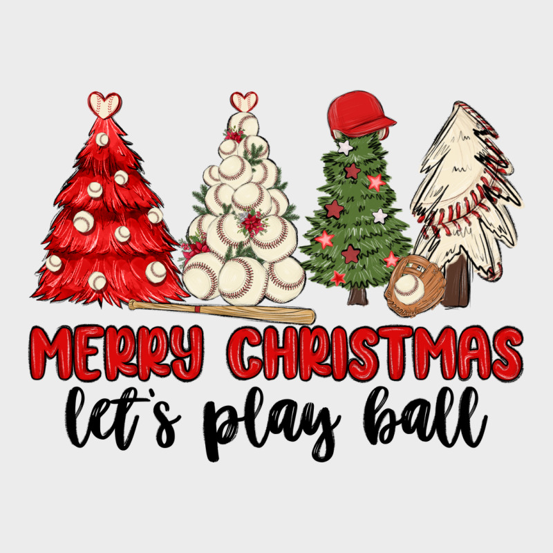 Merry Christmas Let S Play Ball Baseball Urban Hoodie by MaliasSmallBusiness | Teevron