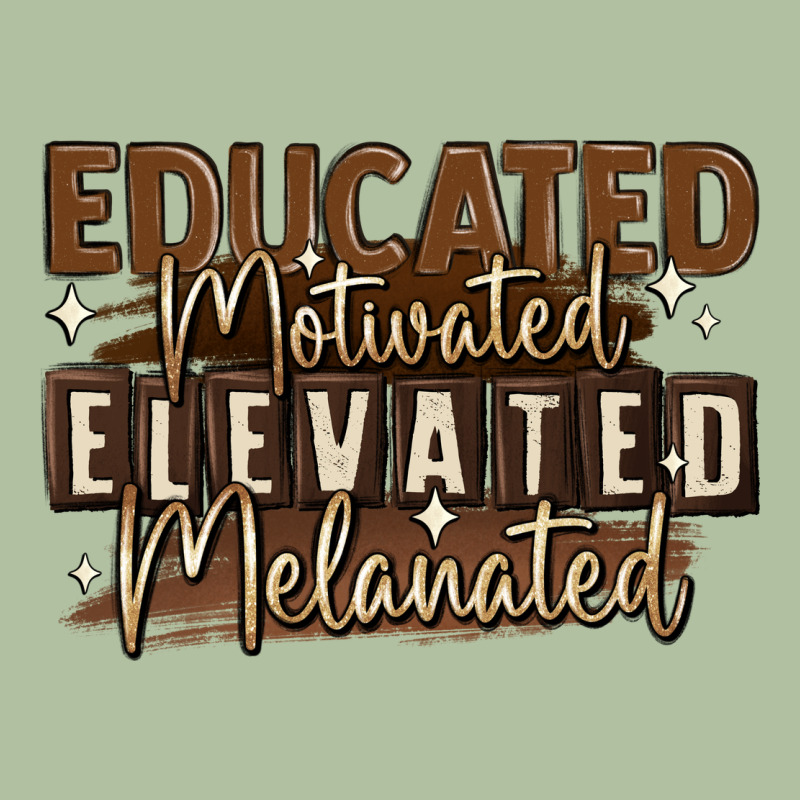 Educated Motivated Elevated Melanated Urban Hoodie by MaliasSmallBusiness | Teevron