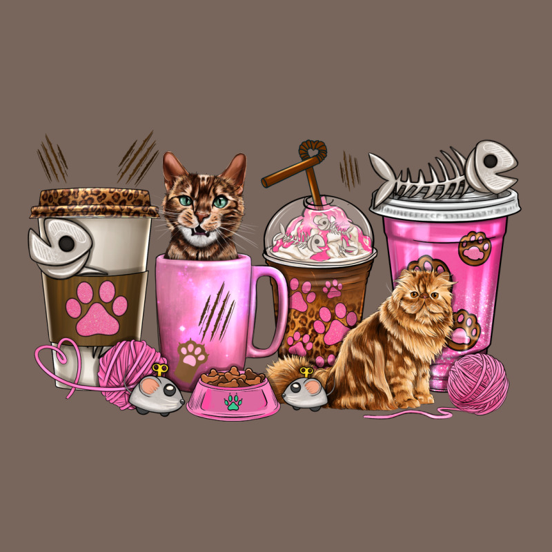 Cat Coffee Cups Premium Hoodie by texasbilliewilder | Teevron