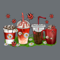 Coffee Cups Lady Bug With Daisies Premium Hoodie | Teevron