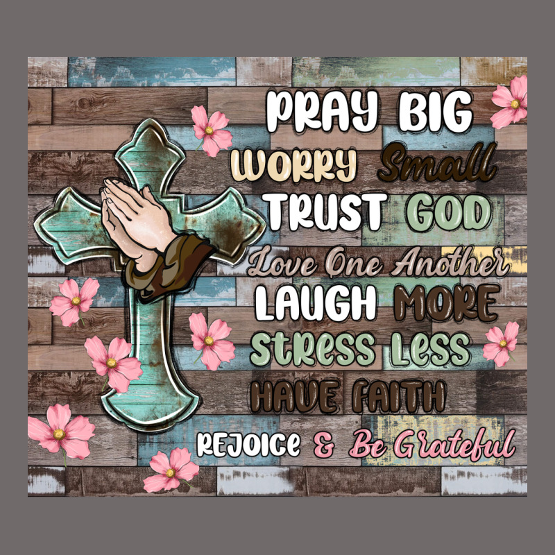 Pray Big Worry Small Trust God Urban Hoodie by MaliasSmallBusiness | Teevron