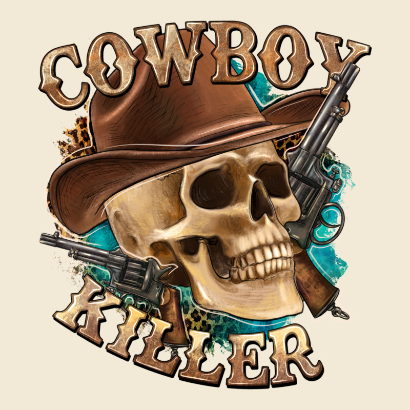 Cowboy Killer With Skull Premium Hoodie by texasbilliewilder | Teevron