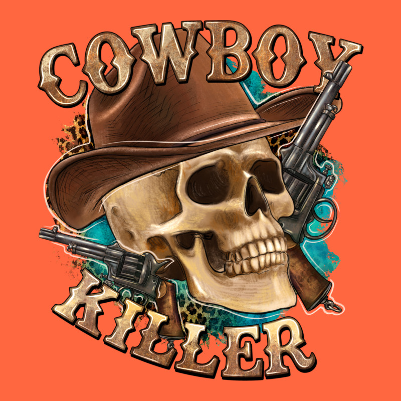 Cowboy Killer With Skull Premium Hoodie by texasbilliewilder | Teevron