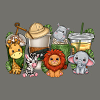 Cute Baby Safari Animals Coffee Cups Premium Hoodie | Teevron