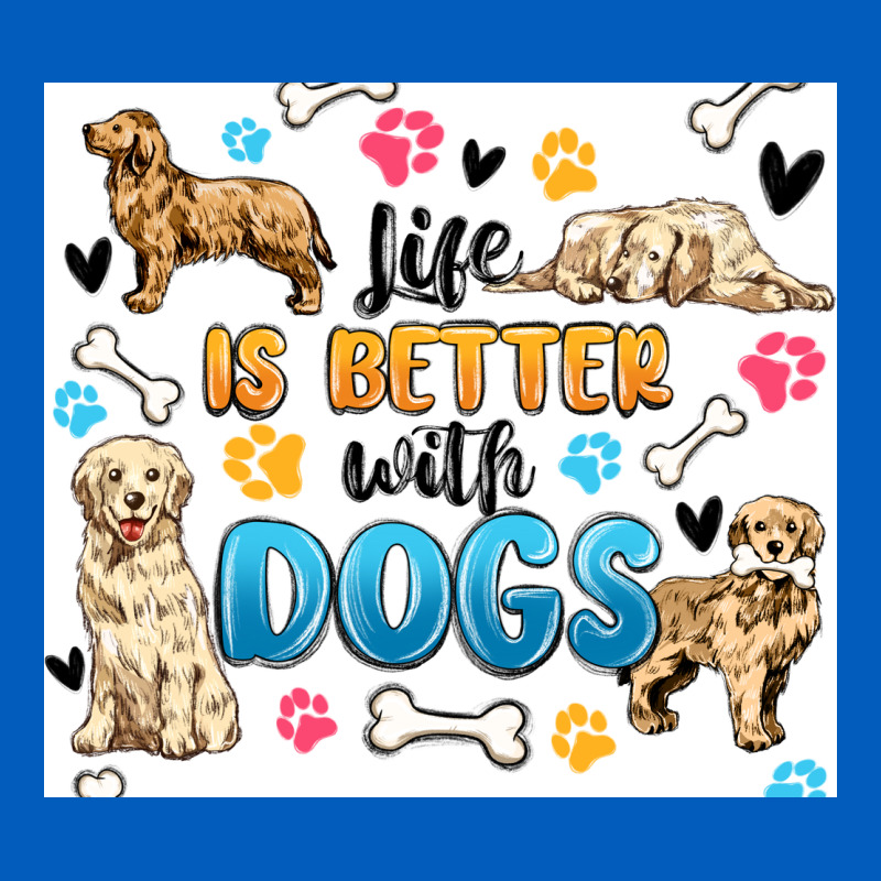 Life Is Better With Dogs Urban Hoodie by MaliasSmallBusiness | Teevron