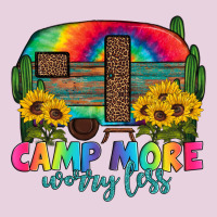 Camp More Worry Less With Caravan Ladies Tee | Teevron