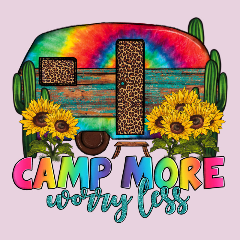 Camp More Worry Less With Caravan Ladies Tee by Artiststas | Teevron