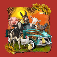 Farm Truck With Farm Animals Premium Hoodie | Teevron