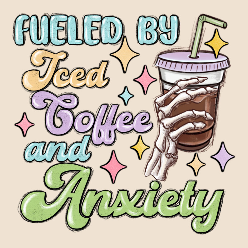 Fueled By Iced Coffee And Anxiety Urban Hoodie by MaliasSmallBusiness | Teevron