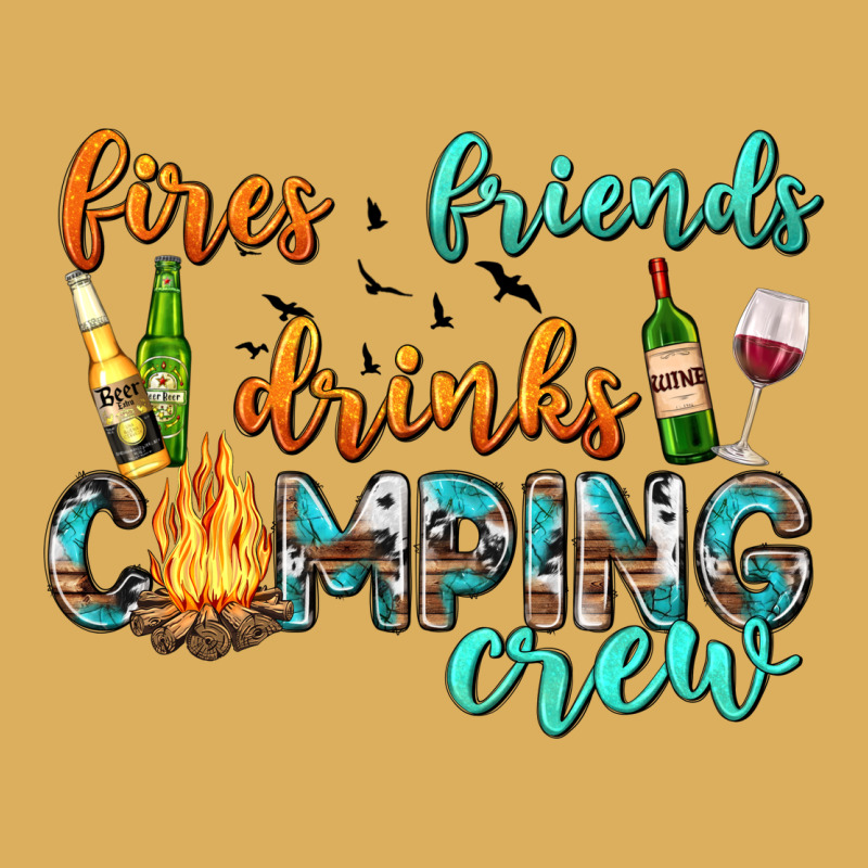 Fires Friends Drinks Camping Crew Premium Hoodie by texasbilliewilder | Teevron