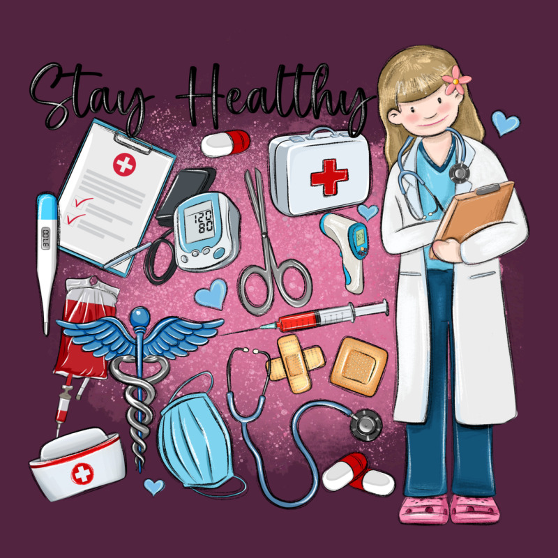 Stay Healthy Nurse Urban Hoodie by MaliasSmallBusiness | Teevron