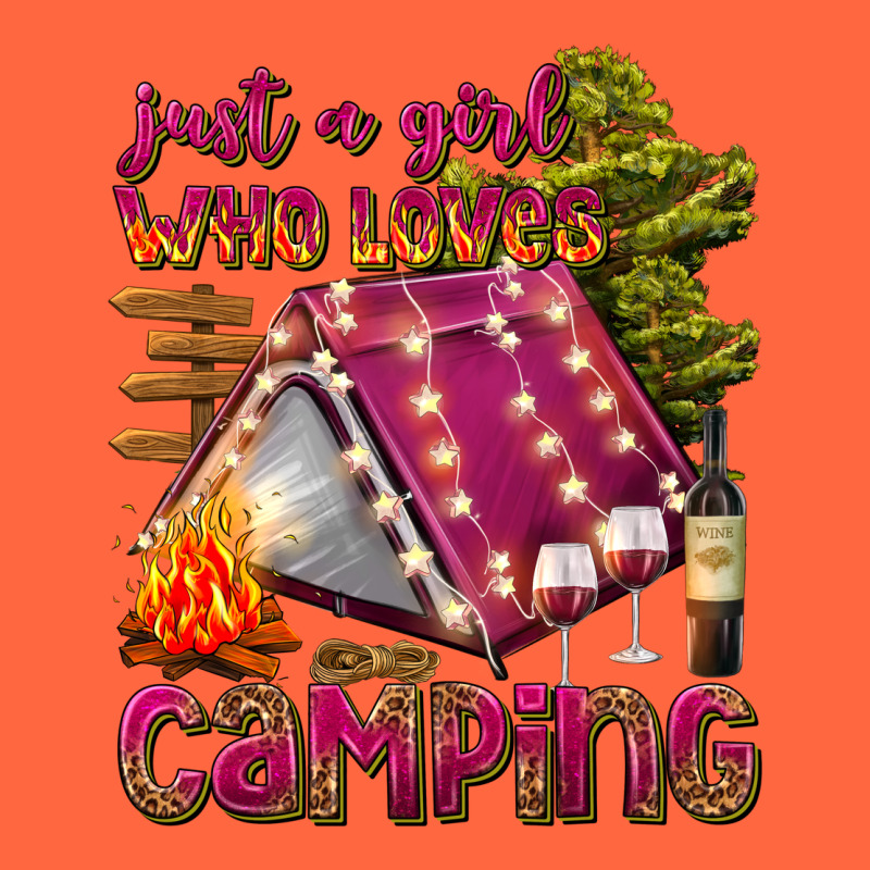 Just A Girl Who Loves Camping Premium Hoodie by texasbilliewilder | Teevron