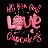 All You Need Is Love And Cupcakes Valentines Day Urban Hoodie | Teevron