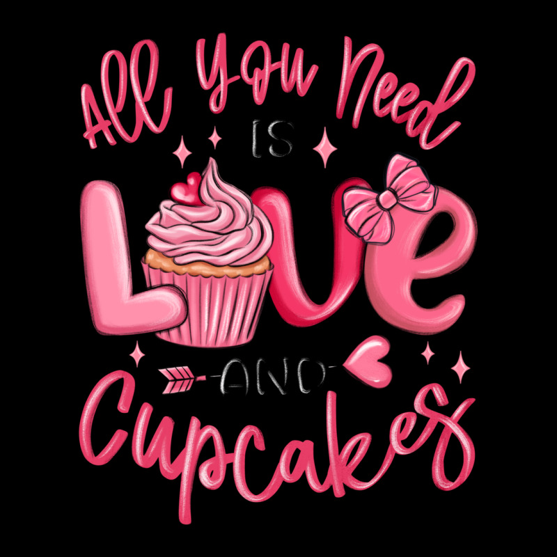 All You Need Is Love And Cupcakes Valentines Day Urban Hoodie by MaliasSmallBusiness | Teevron