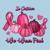 In October We Wear Pink Pumpkins Premium Hoodie | Teevron