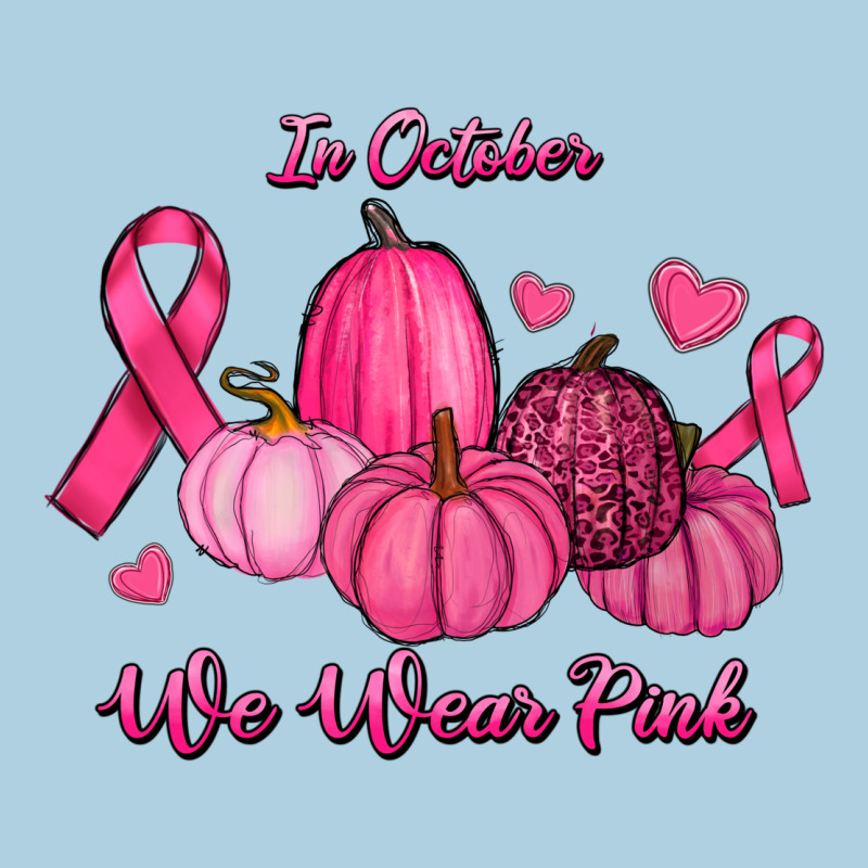 In October We Wear Pink Pumpkins Premium Hoodie by RanaPortraitStore | Teevron