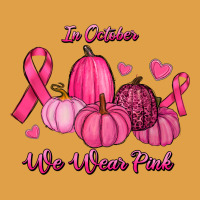 In October We Wear Pink Pumpkins Premium Hoodie | Teevron