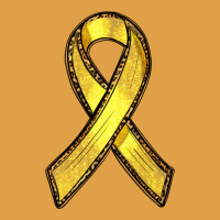Gold Cancer Ribbon Premium Hoodie | Teevron