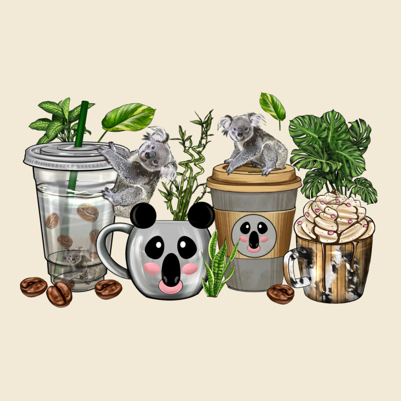 Koala Coffee Cups Premium Hoodie by texasbilliewilder | Teevron