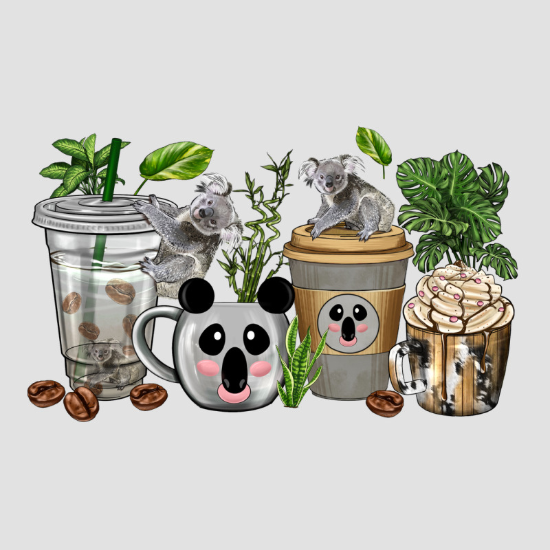 Koala Coffee Cups Premium Hoodie by texasbilliewilder | Teevron