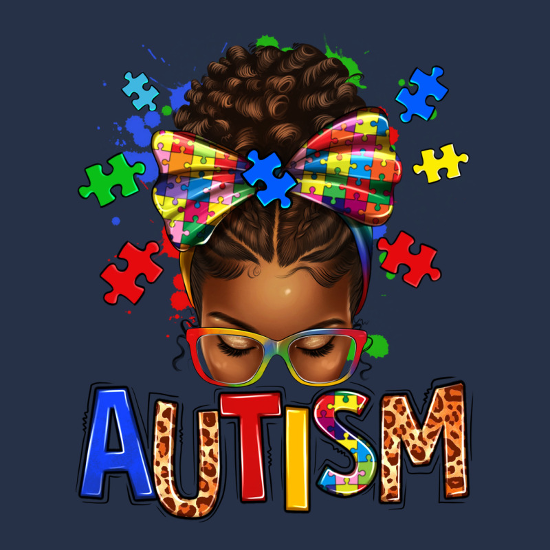 Autism Awareness Afro Messy Bu Premium Hoodie by texasbilliewilder | Teevron