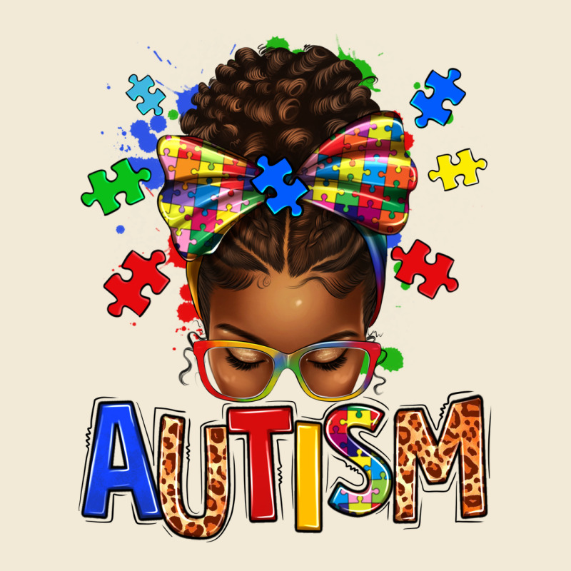 Autism Awareness Afro Messy Bu Premium Hoodie by texasbilliewilder | Teevron