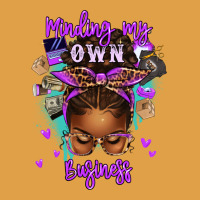 Minding My Own Business Afro Messy Bun Premium Hoodie | Teevron