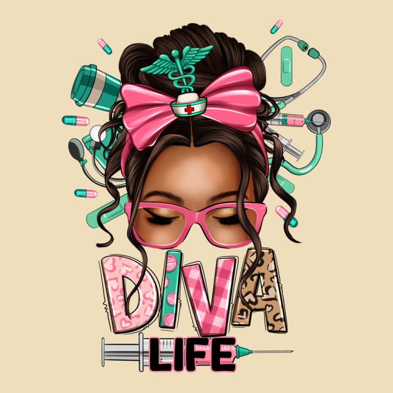 Afro Messy Bun Diva Life Premium Hoodie by texasbilliewilder | Teevron