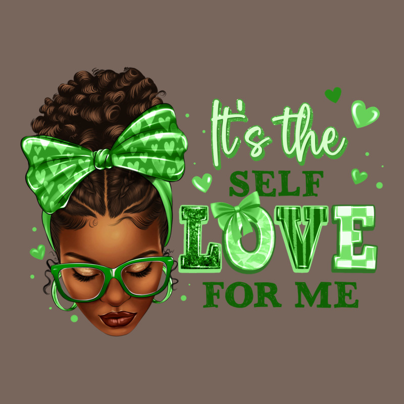 Sorority Colors Green Its The Self Love For Me Afr Premium Hoodie by texasbilliewilder | Teevron