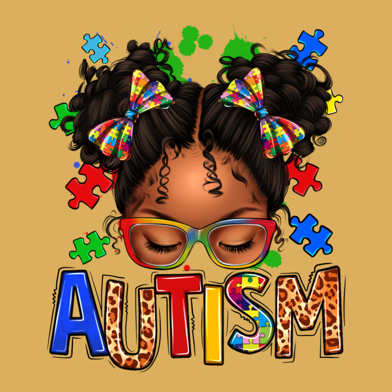 Autism Afro Girl Premium Hoodie by texasbilliewilder | Teevron
