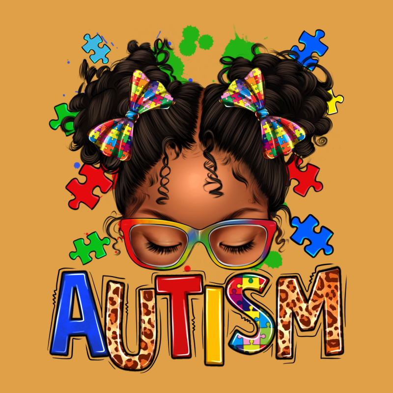 Autism Afro Girl Premium Hoodie by texasbilliewilder | Teevron