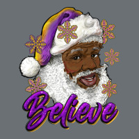 Believe Purple And Gold African American Santa Premium Hoodie | Teevron