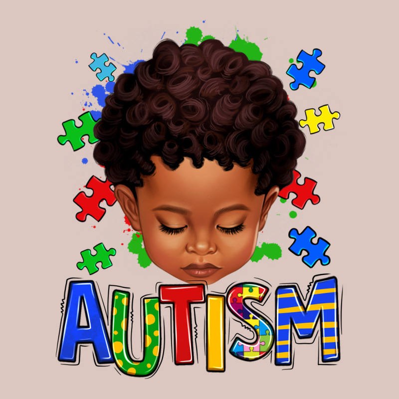 Autism Afro Kid Full Face Premium Hoodie by texasbilliewilder | Teevron