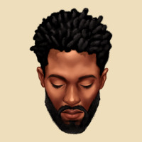 Bearded Black Man Portrait Premium Hoodie | Teevron