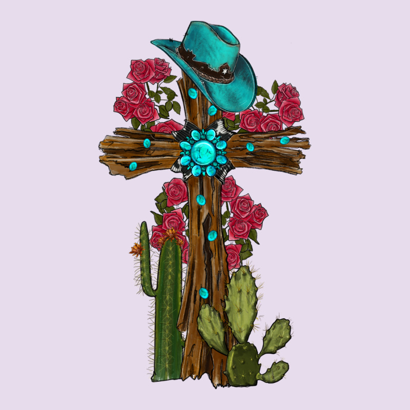 Gemstone Cross With Cactus Premium Hoodie by RanaPortraitStore | Teevron
