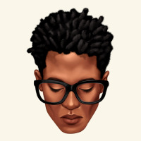 Black Man Portrait Premium Hoodie | Teevron