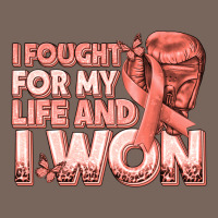 I Fought For My Life And I Won Uterine Cancer Peac Premium Hoodie | Teevron