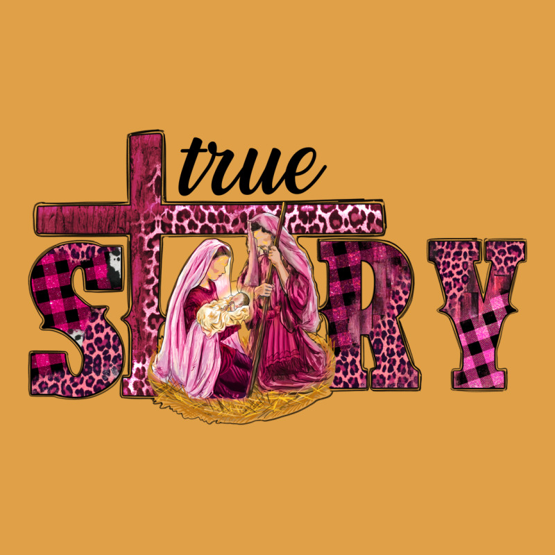 Pink Christmas True Story Holy Family Premium Hoodie by RanaPortraitStore | Teevron
