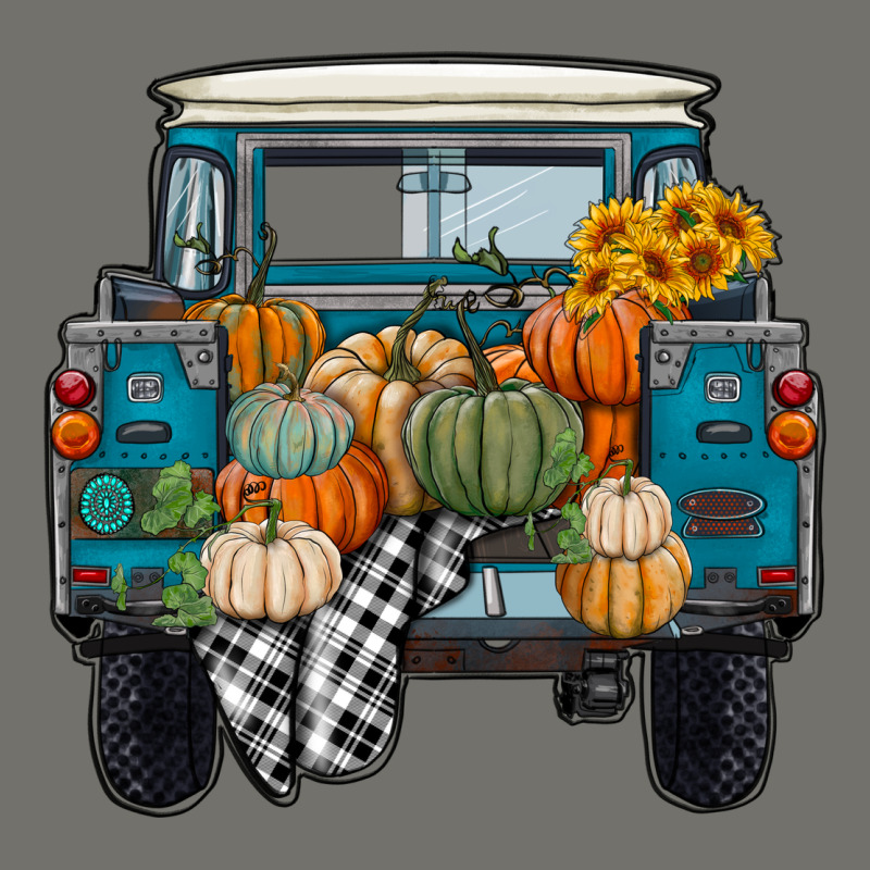 Fall Pumpkin Farm Truck Premium Hoodie by RanaPortraitStore | Teevron