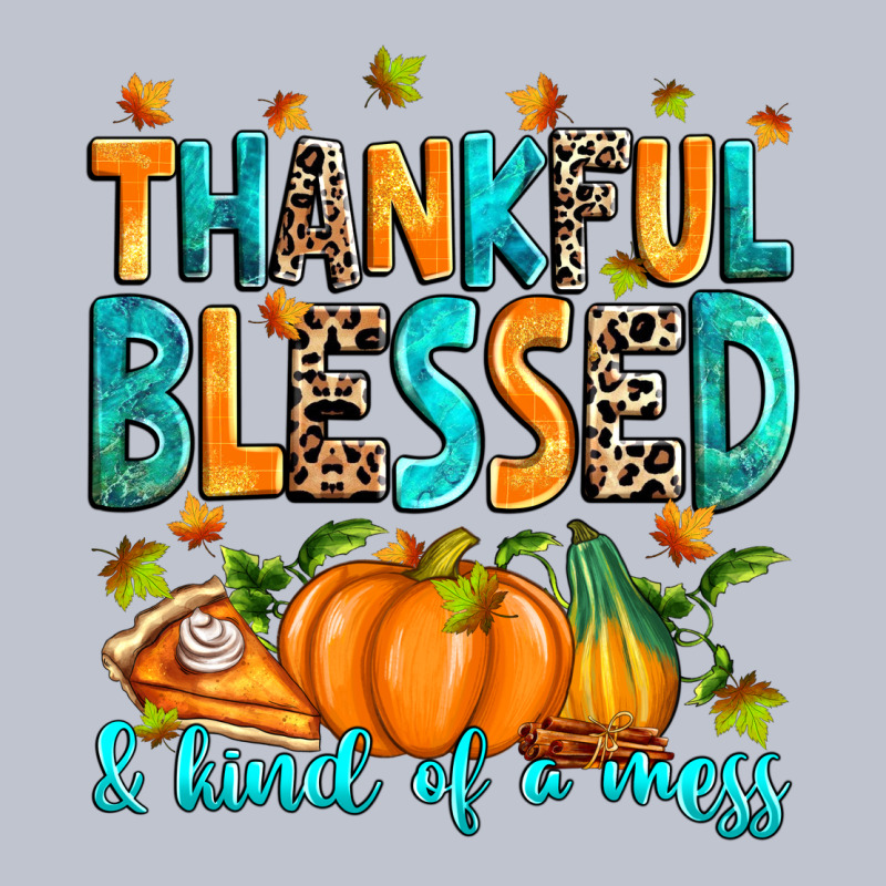 Thankful Blessed And Kind Of A Mess Premium Hoodie by RanaPortraitStore | Teevron