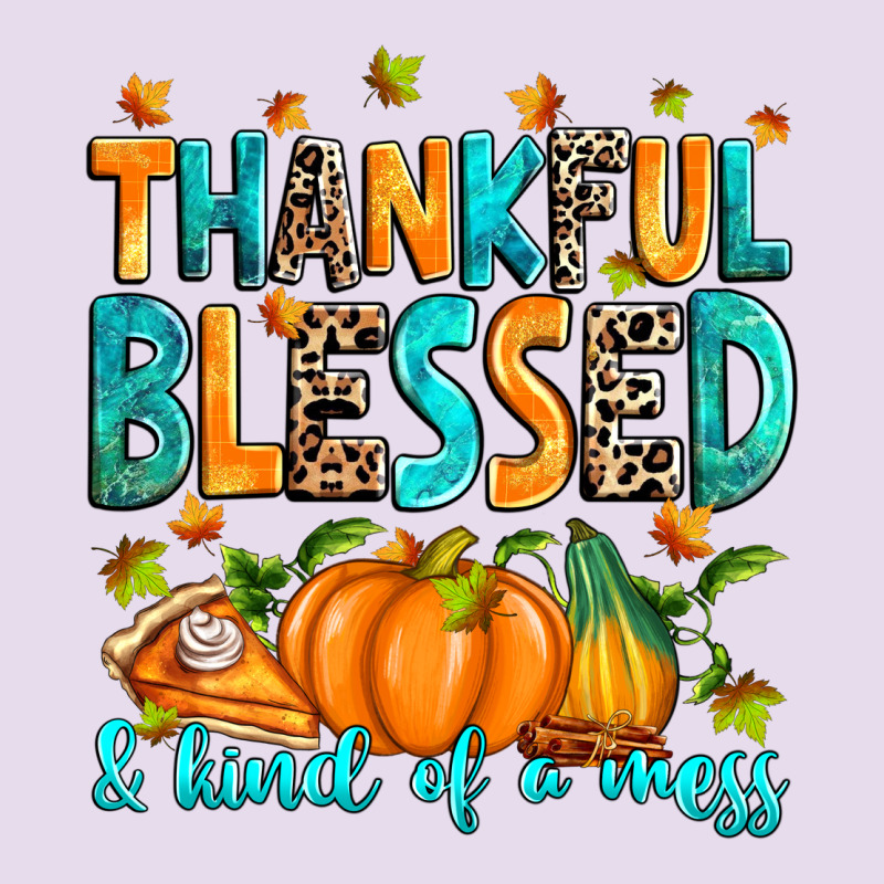 Thankful Blessed And Kind Of A Mess Premium Hoodie by RanaPortraitStore | Teevron