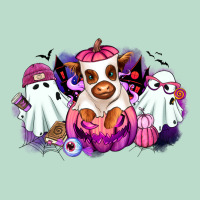 Halloween Ghost Heifer Premium Hoodie | Teevron