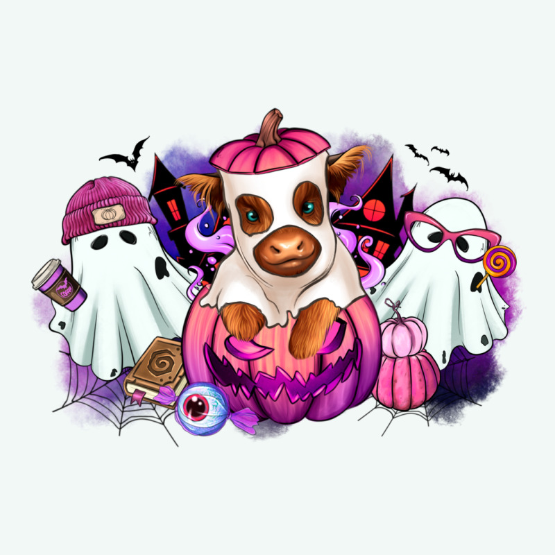 Halloween Ghost Heifer Premium Hoodie by RanaPortraitStore | Teevron