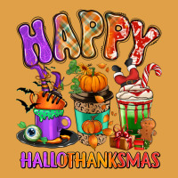 Happy Hallothanksmas Coffee Cups Premium Hoodie | Teevron