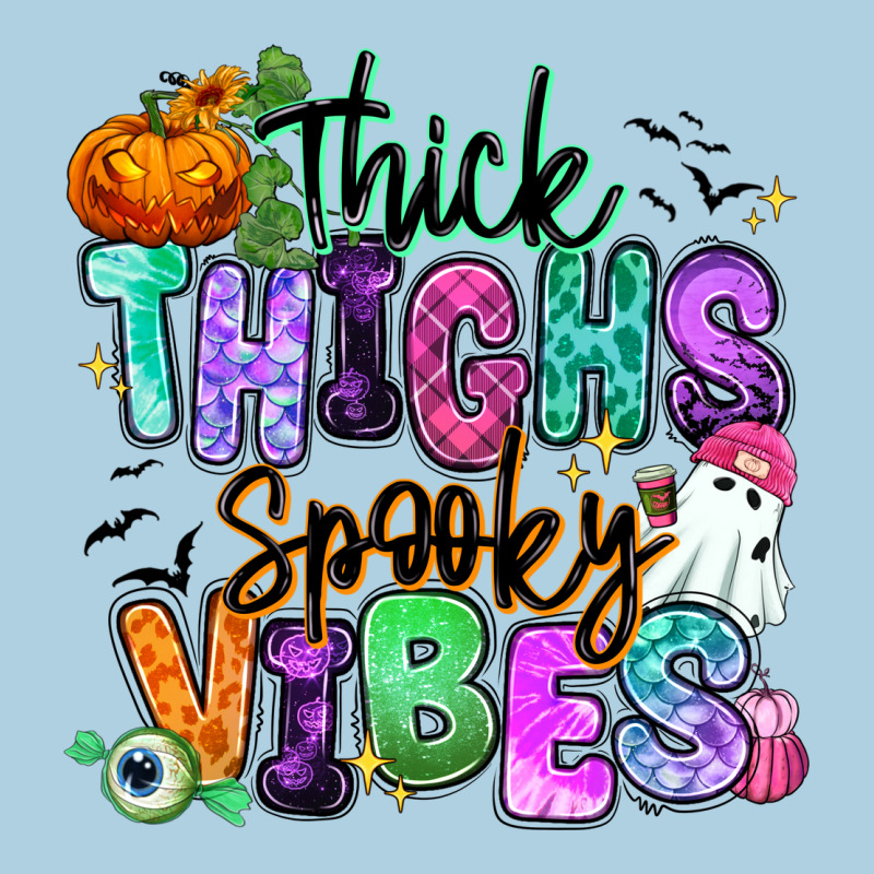 Thick Thighs Spooky Vibes Premium Hoodie by RanaPortraitStore | Teevron